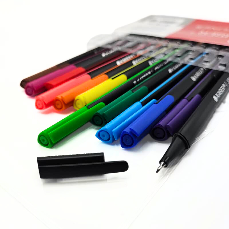 روانویس نوک نمدی ۱۲ رنگ مدل sk808 کایزر