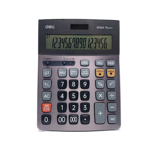 ماشین حساب 16 رقم دلی deli مدل 39265